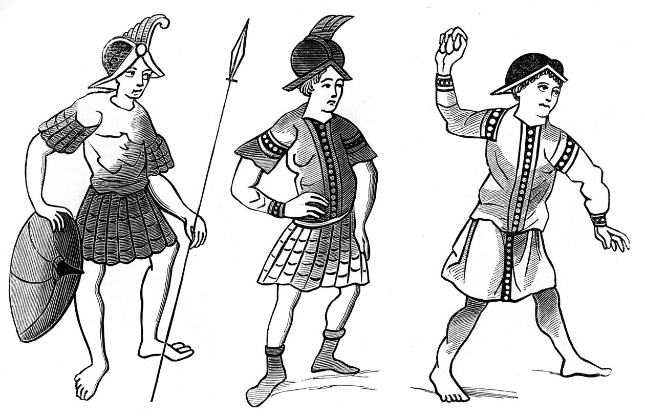 Soldados, século c14th 1849 de Unbekannt