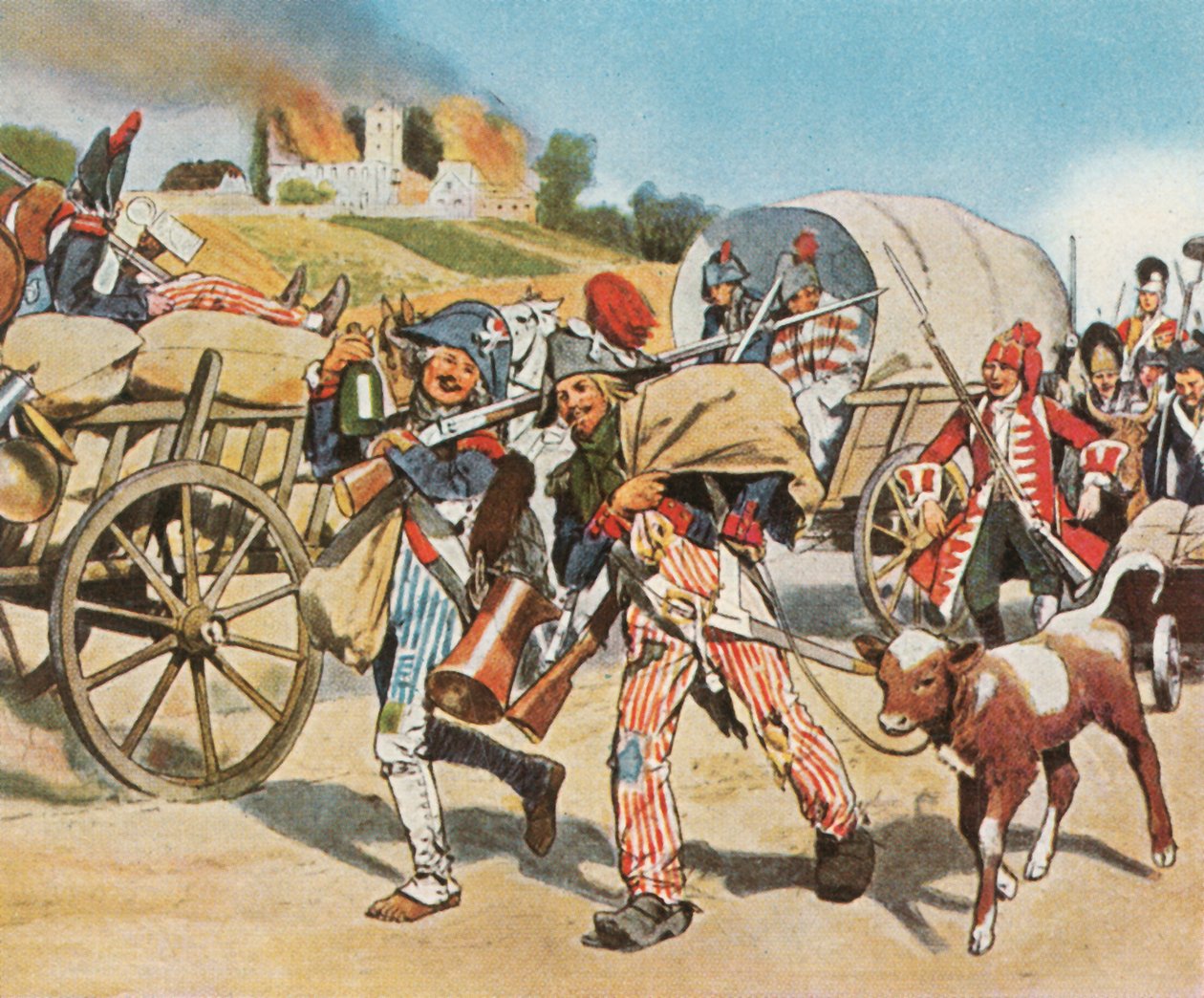 Soldados da Revolução Francesa em Pfalz, 1793, 1936. de Unbekannt