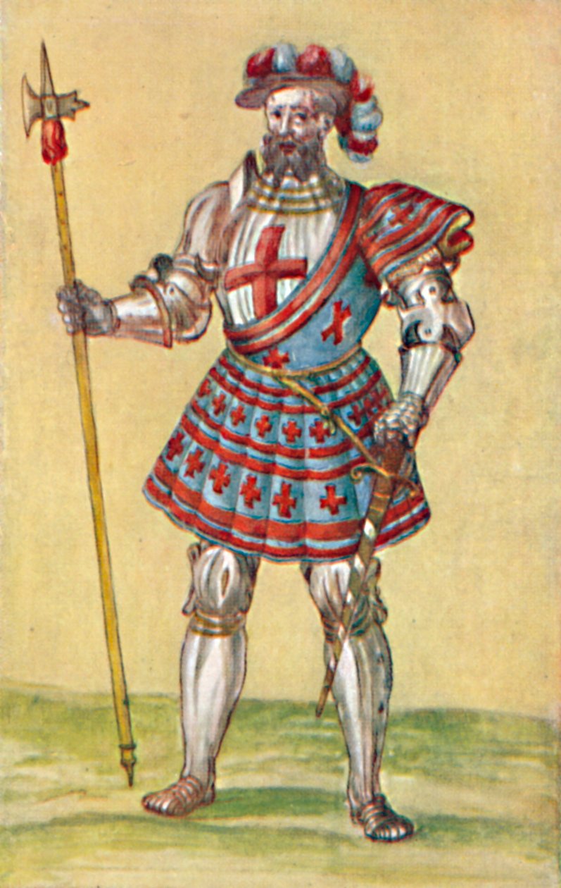 Soldados do período Tudor, século 16, 1903 de Unbekannt