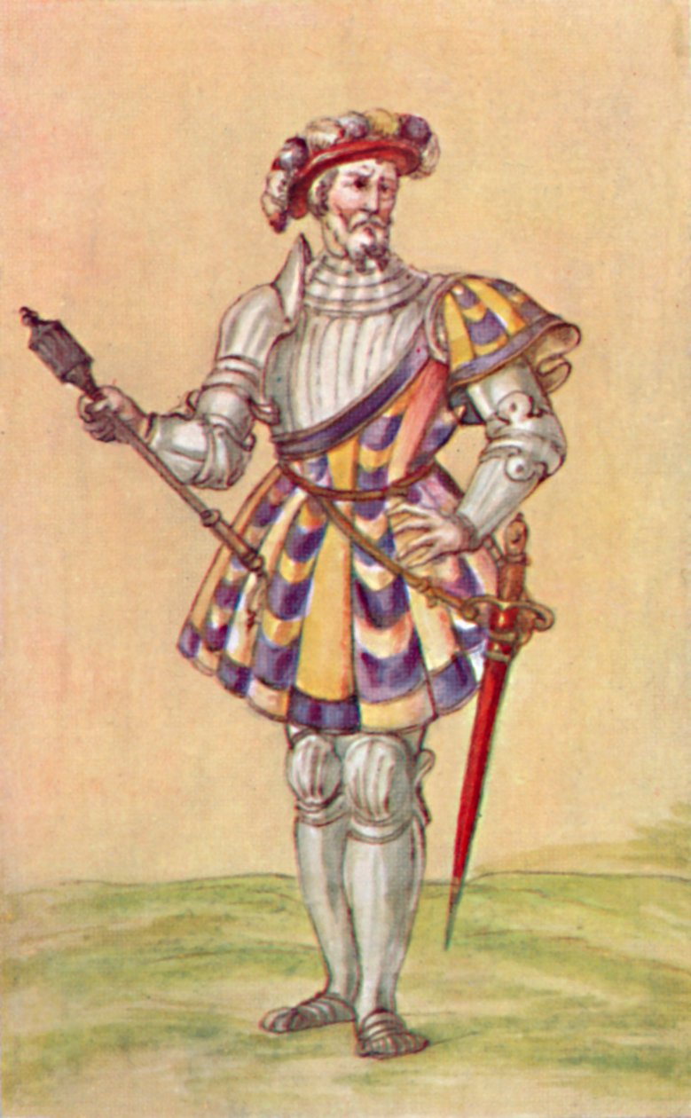 Soldados do período Tudor, século 16, 1903 de Unbekannt