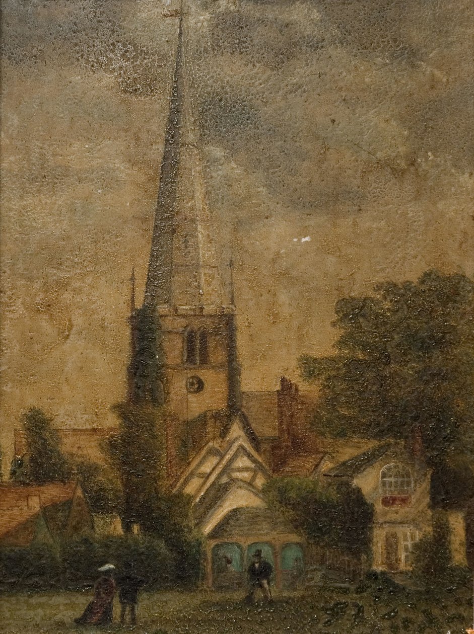 Igreja de Solihull, 1870. Solihull, West Midlands. de Unbekannt