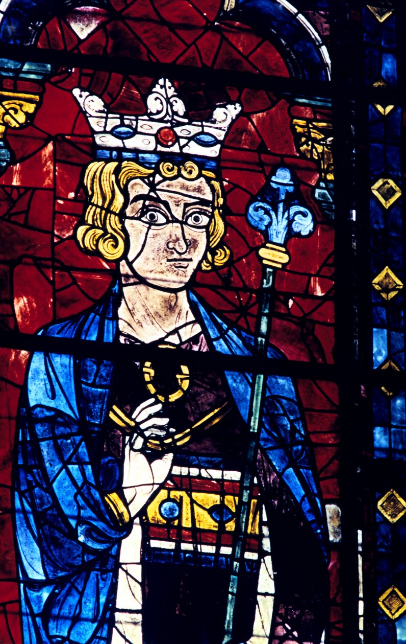 Salomão, vitral, Catedral de Chartres, França, 1194-1260 de Unbekannt