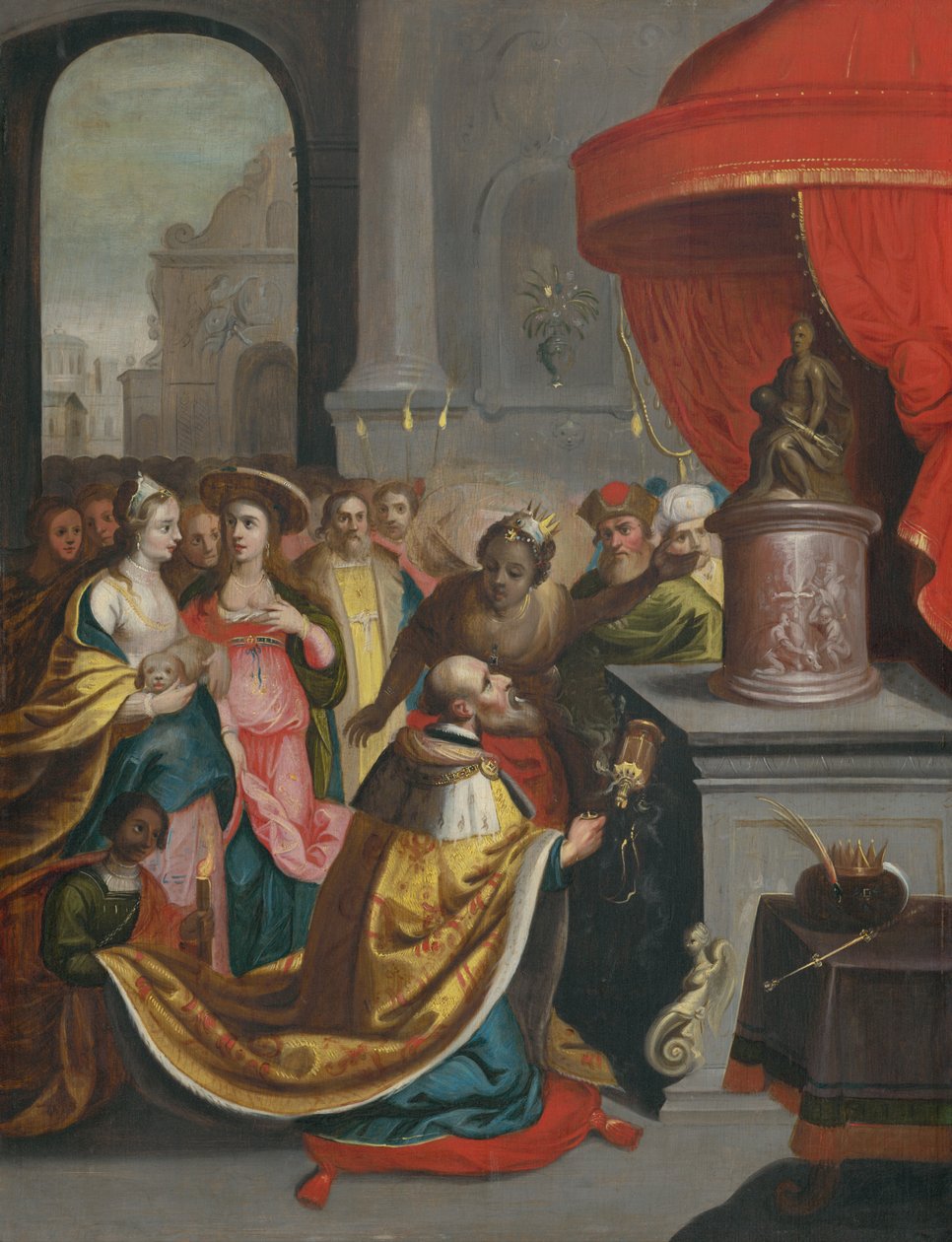 Idolatria de Salomão de Unbekannt