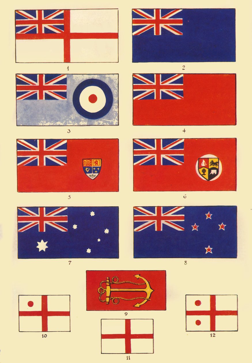 Alguns alferes da Grã-Bretanha e da Commonwealth, c1948. de Unbekannt