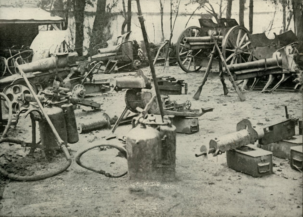 Alguns despojos do campo de batalha, 1919. de Unbekannt