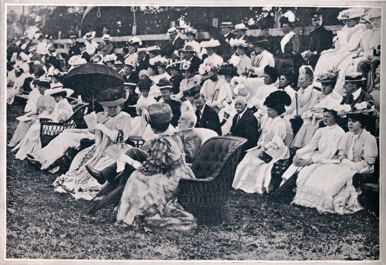 Alguns dos espectadores do Guards Sports em Chelsea, 1906 de Unbekannt