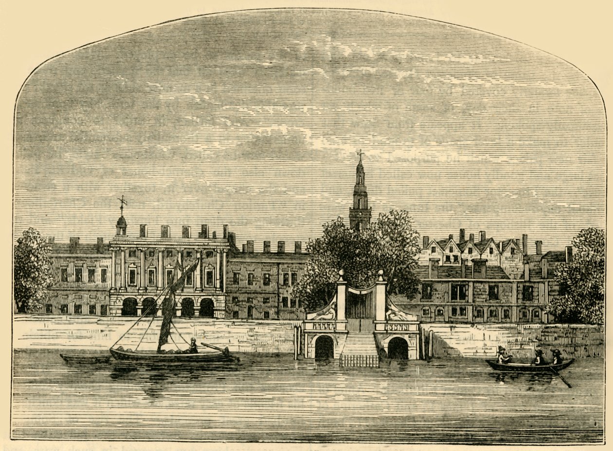 Somerset House and Stairs, 1881. de Unbekannt