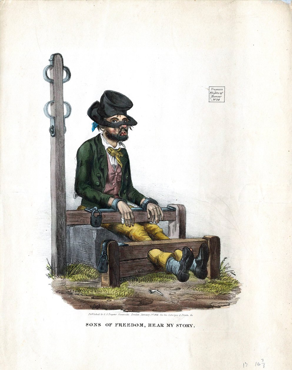 Filhos da liberdade, ouçam minha história, 1834 de Unbekannt