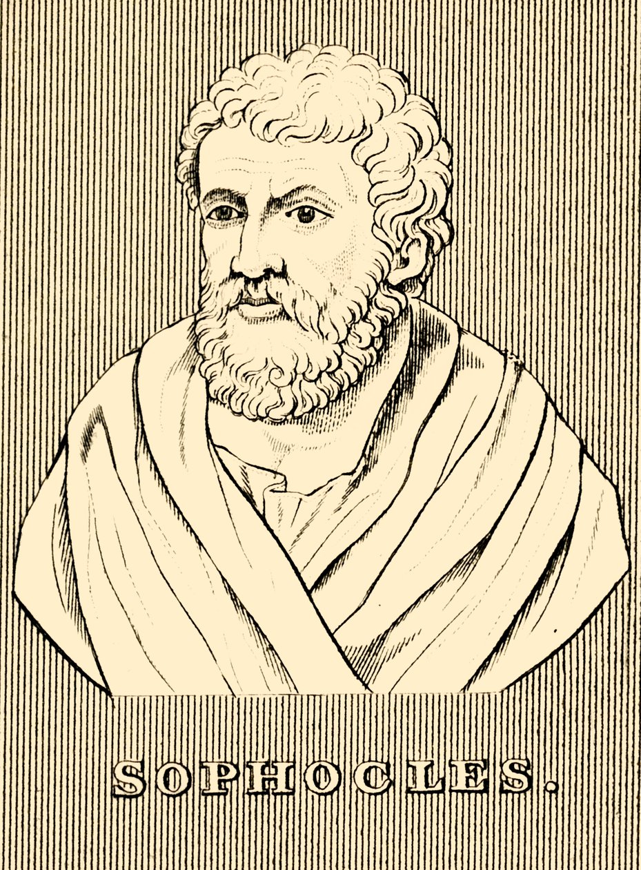 Sófocles, c497-405 aC, 1830. de Unbekannt