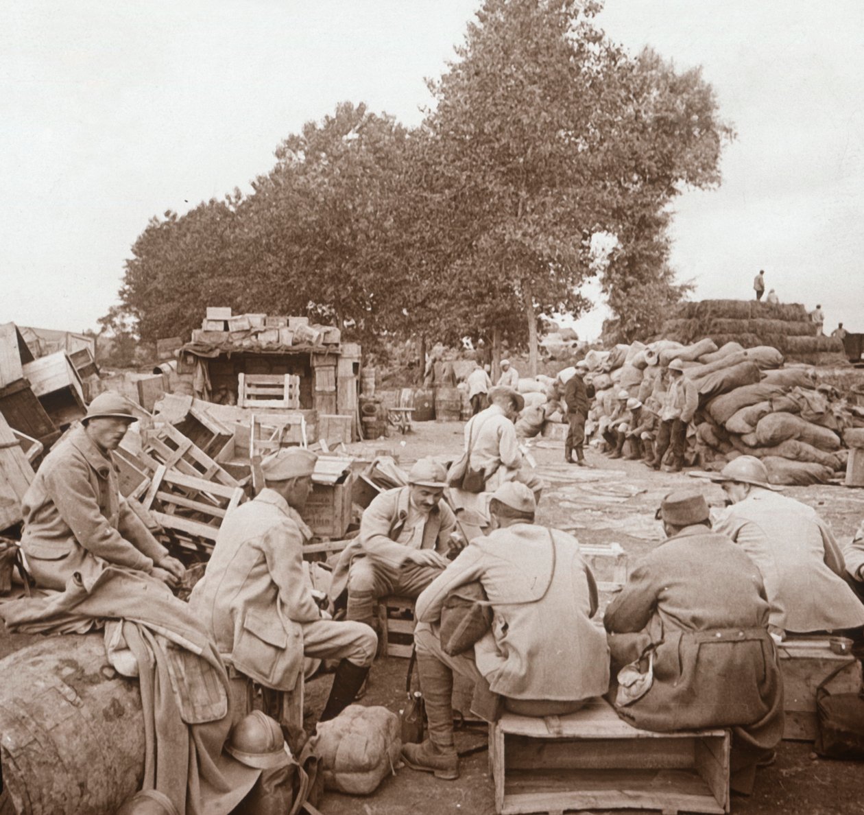 Sopa, Genicourt, norte da França, c1914-c1918 de Unbekannt