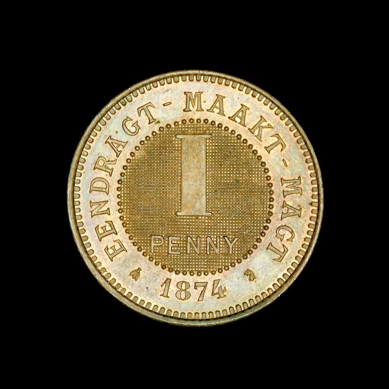 Moeda de 1 centavo da África do Sul de Unbekannt