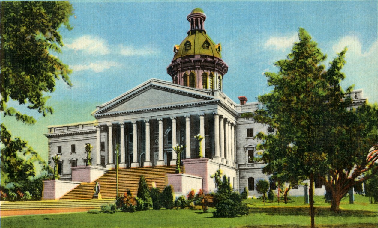 Carolina do Sul State Capitol, Columbia, SC, 1942. de Unbekannt