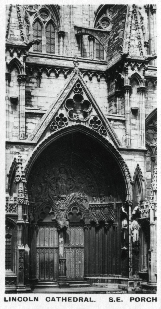 Alpendre sudeste, Catedral de Lincoln, c1920s de Unbekannt