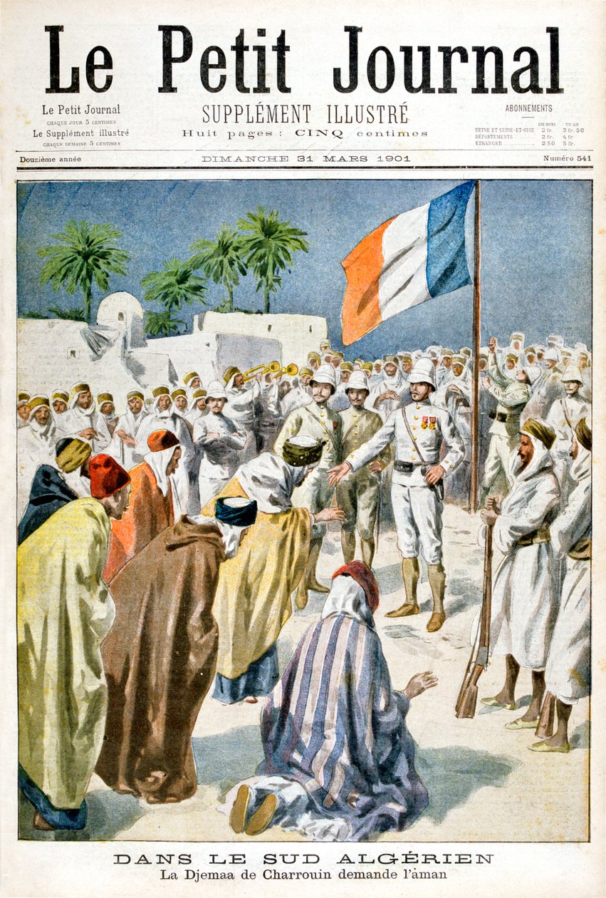 Ao sul da Argélia, Djemaa de Charrouin pede misericórdia, 1901 de Unbekannt