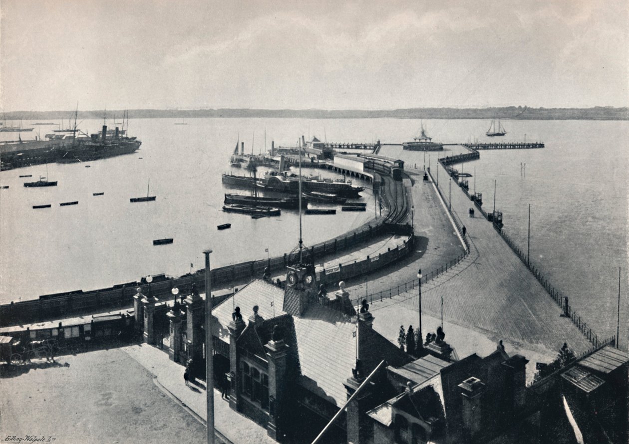 Southampton - O cais, 1895 de Unbekannt