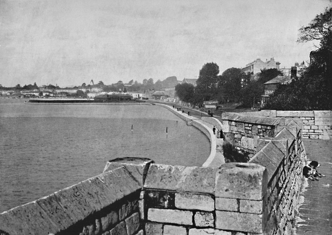 Southampton - a costa ocidental, 1895 de Unbekannt