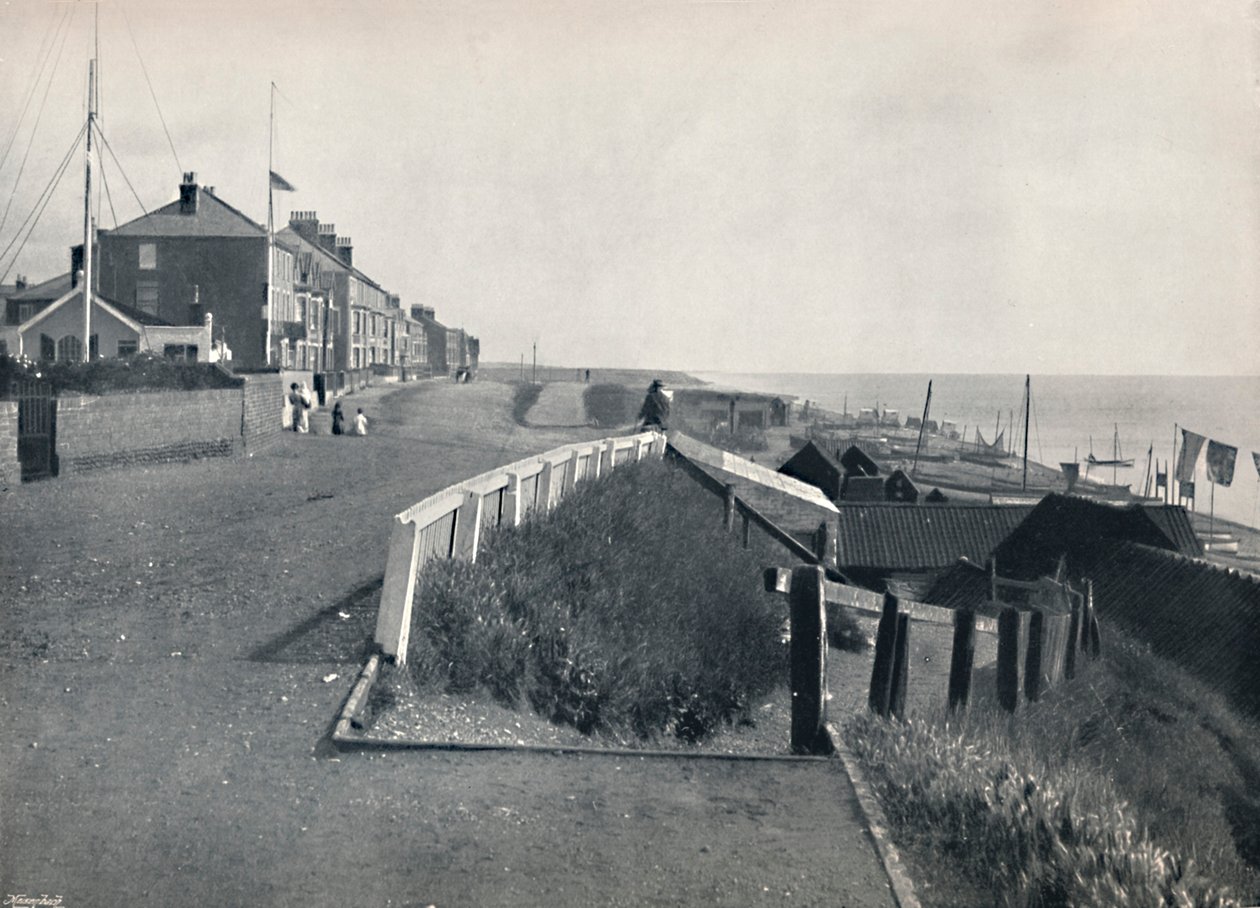 Southwold - o penhasco norte, 1895 de Unbekannt