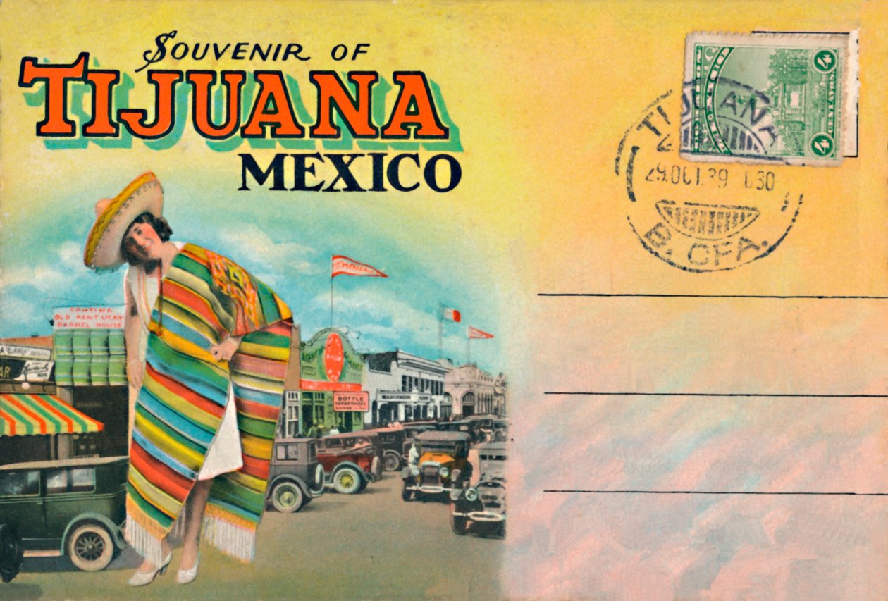 Lembrança de Tijuana, México, c1939 de Unbekannt