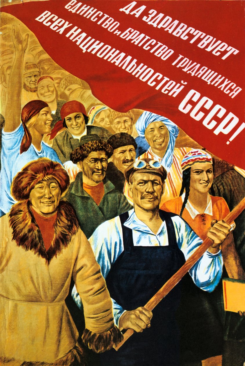 Cartaz político soviético, 1934 de Unbekannt