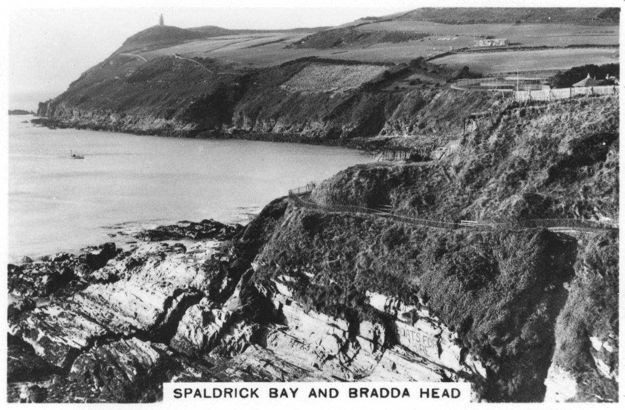 Spaldrick Bay e Bradda Head, Ilha de Man, 1937 de Unbekannt