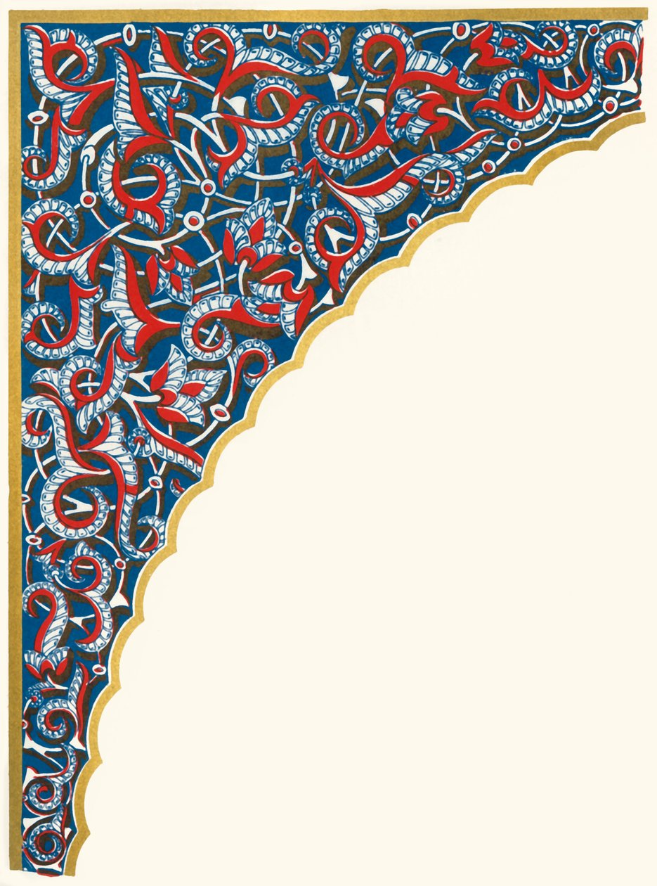 Spandril de um arco de janela, Salão dos Embaixadores, 1907. de Unbekannt