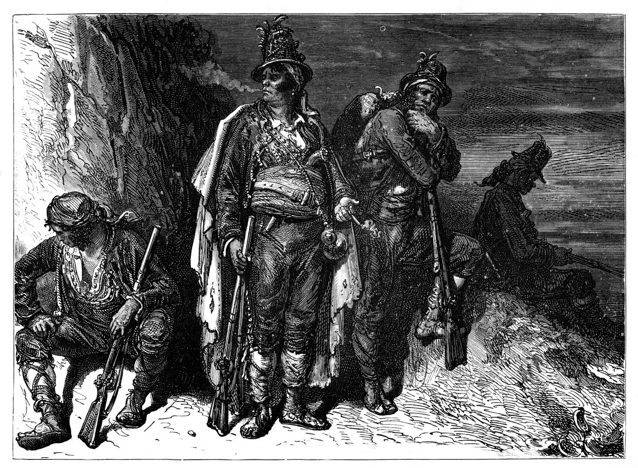 Guarda costeira espanhola, c1890 de Unbekannt