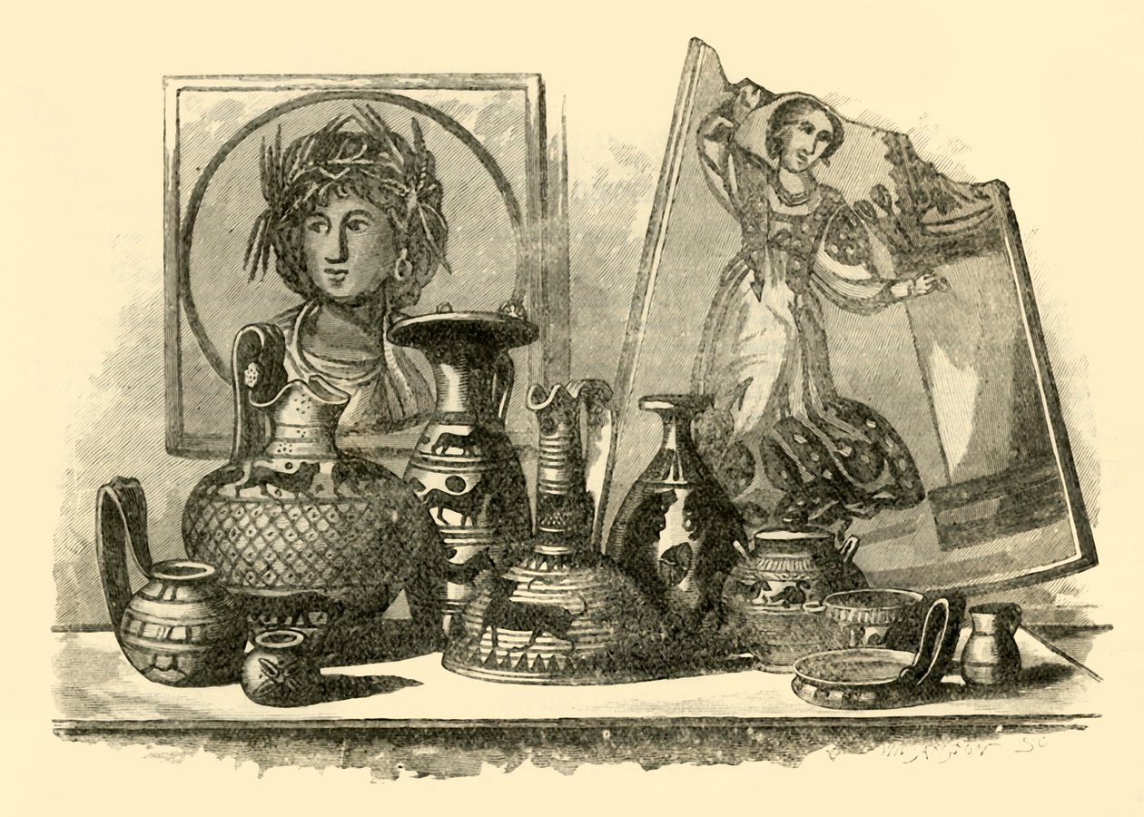 Espécimes da arte cartaginesa, 1890. de Unbekannt