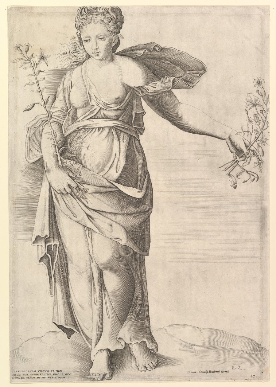 Magnífica flora romana de vidro, meados do século XVI. de Unbekannt