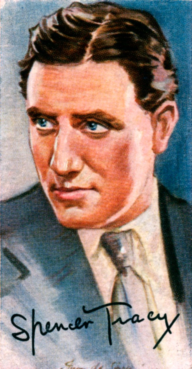 Spencer Tracy, 1900-1967, duas vezes ator de cinema americano vencedor do Oscar, século 20 de Unbekannt