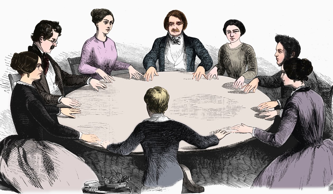 Encontro espírita em Leipzig, Alemanha, 1893 de Unbekannt