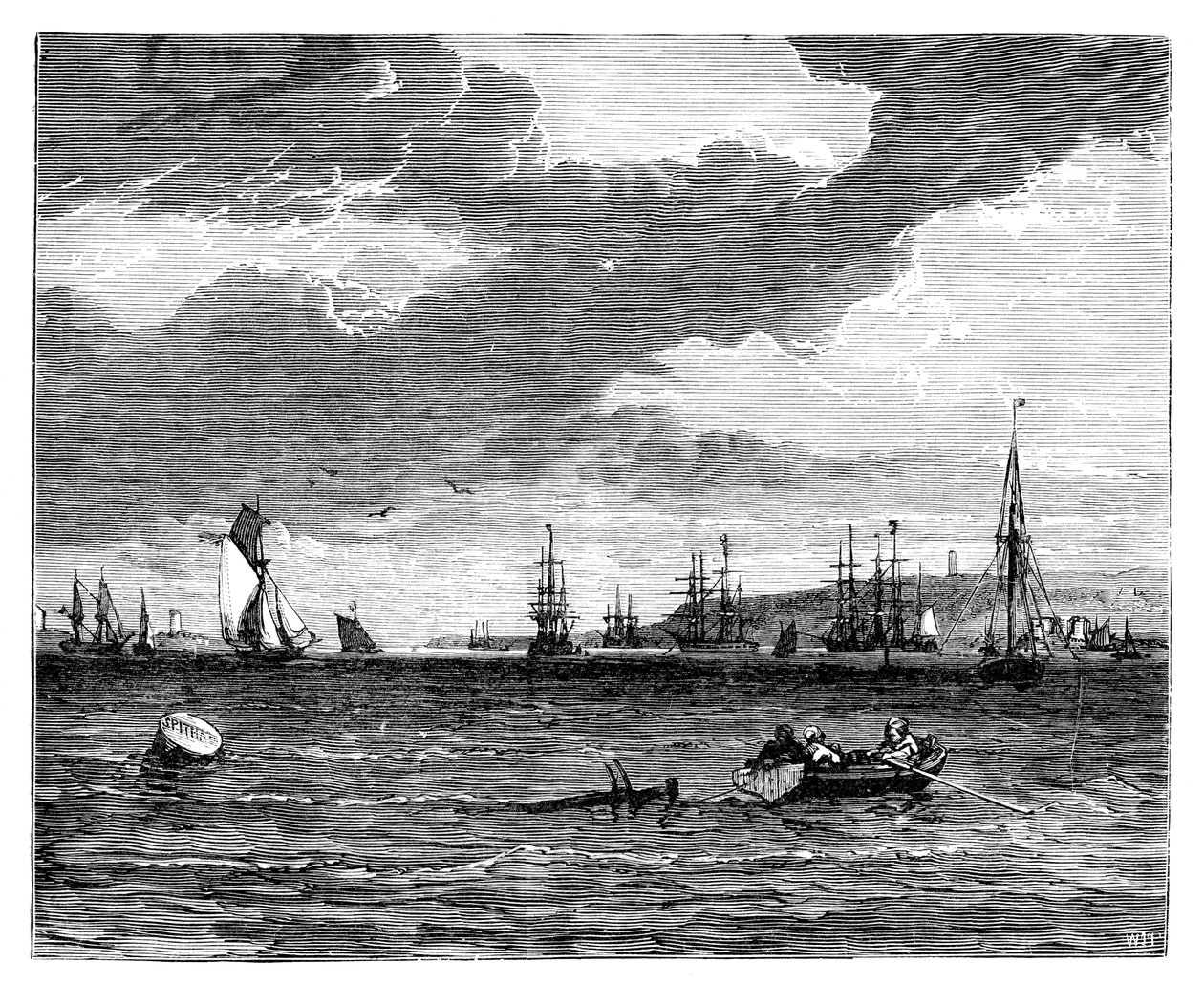 Spithead, Hampshire, c1888 de Unbekannt