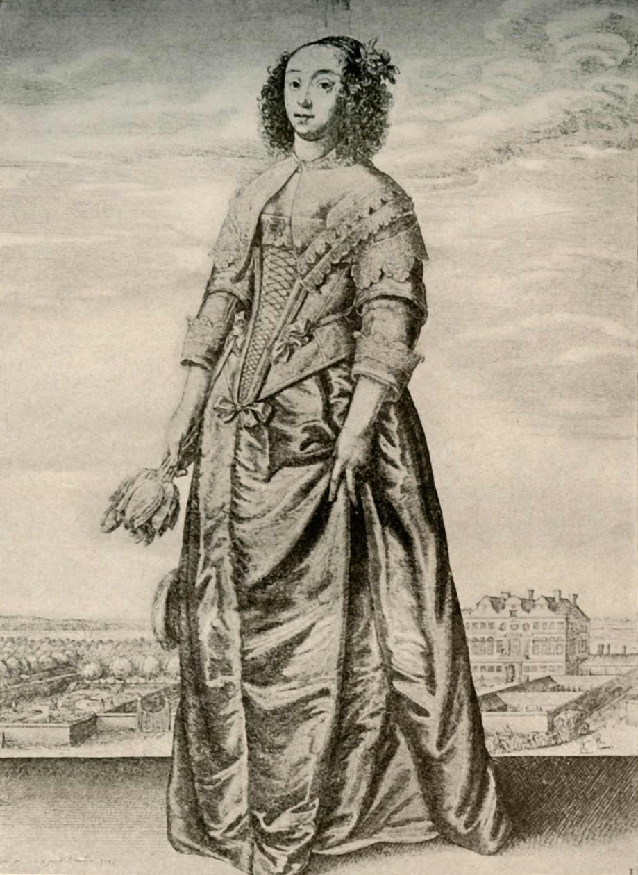 Primavera - Vestido interior elegante de uma senhora inglesa, reinado de Carlos I, c1620-1640, 1937 de Unbekannt