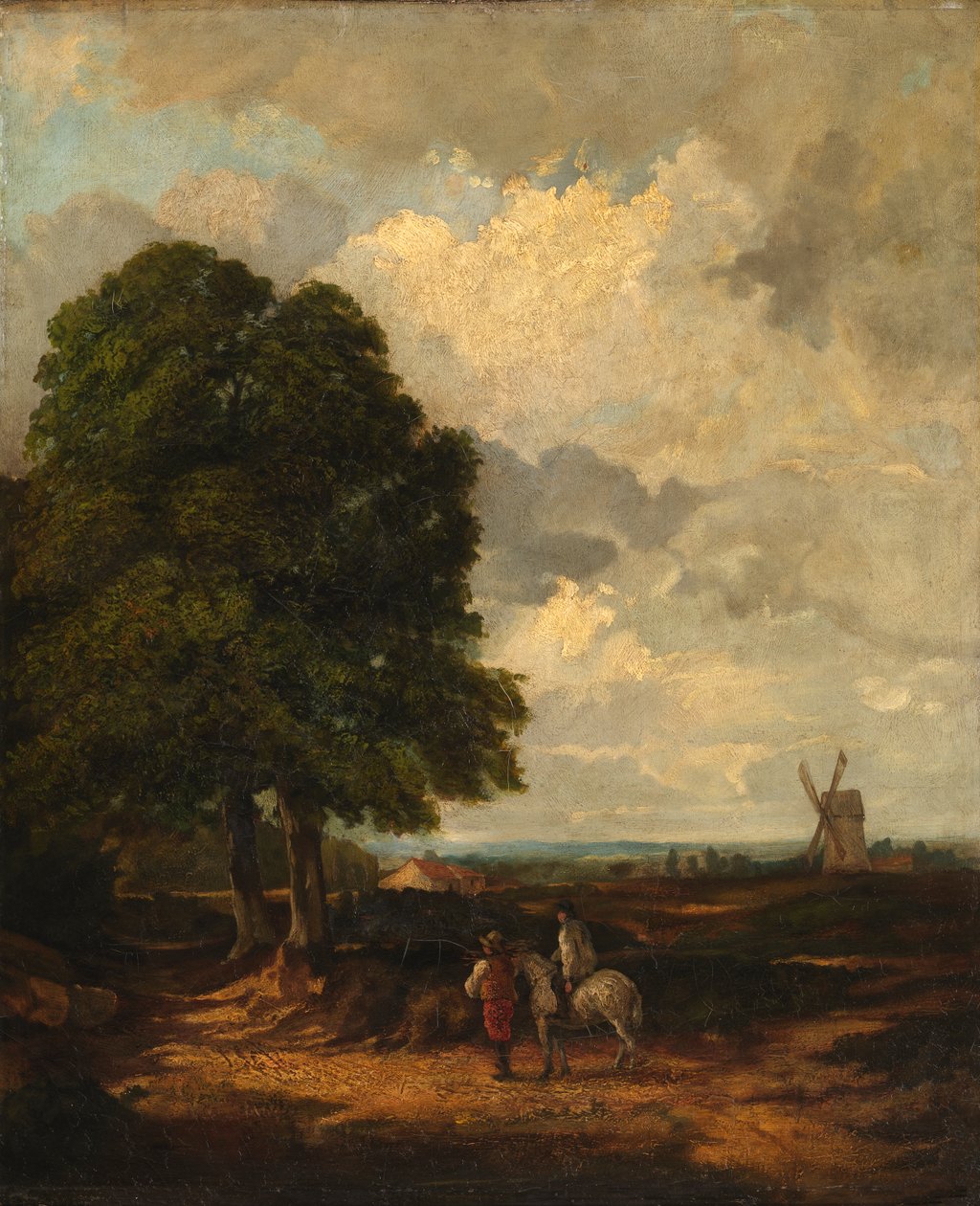 Primavera Arando perto de East Bergholt, século 19. de Unbekannt