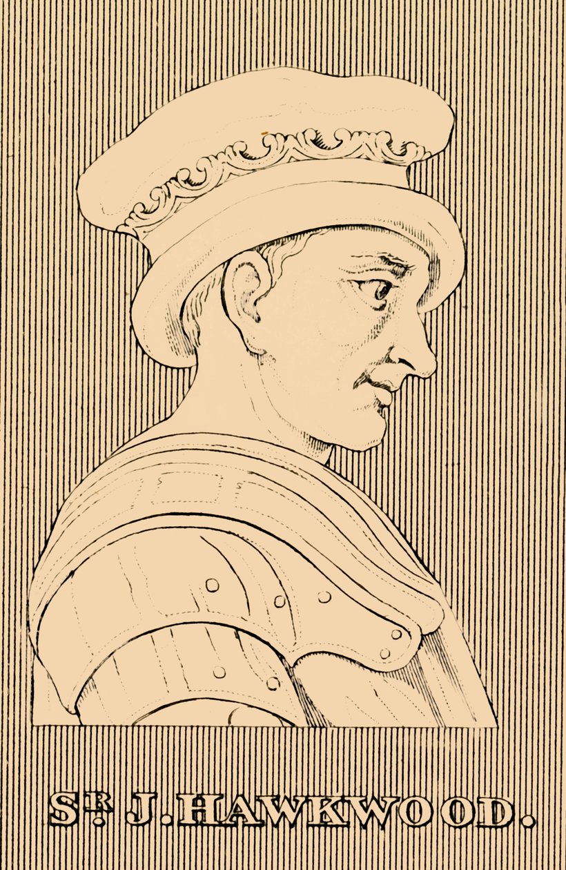 Sr. J, Hawkwood, c1323-1394, 1830. de Unbekannt