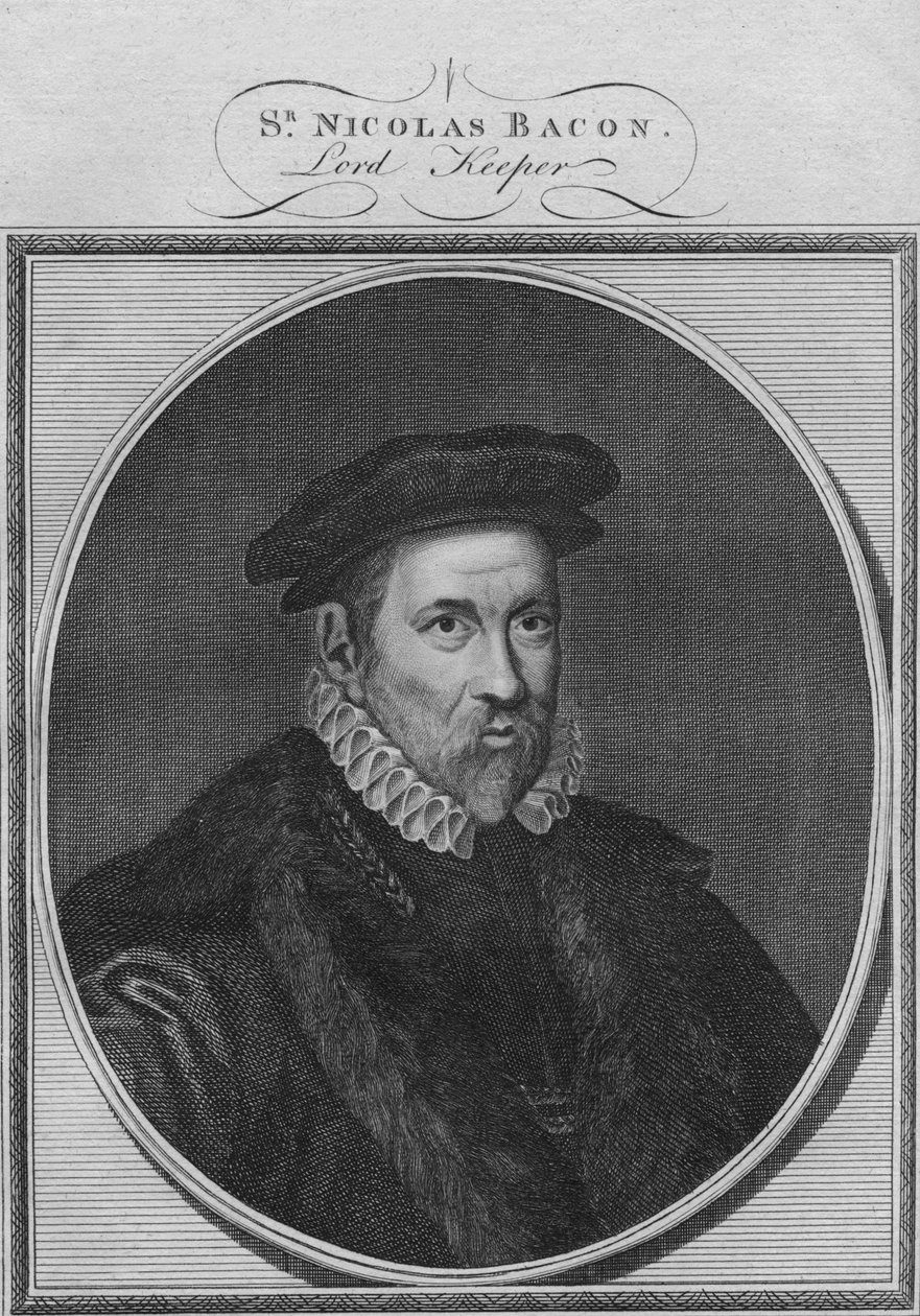 Sr. Nicolas Bacon, Lord Keeper, 1784. de Unbekannt