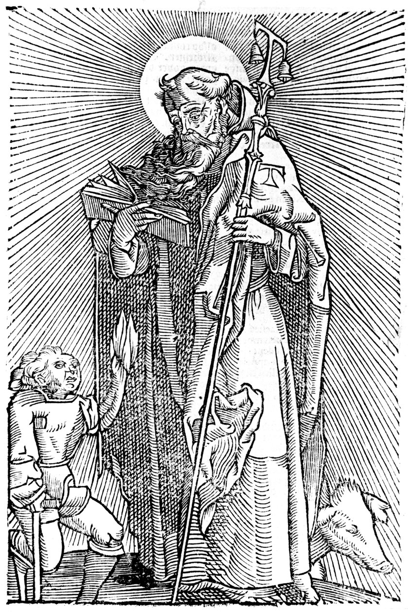 Santo Antônio, o Grande, estética egípcia de Unbekannt