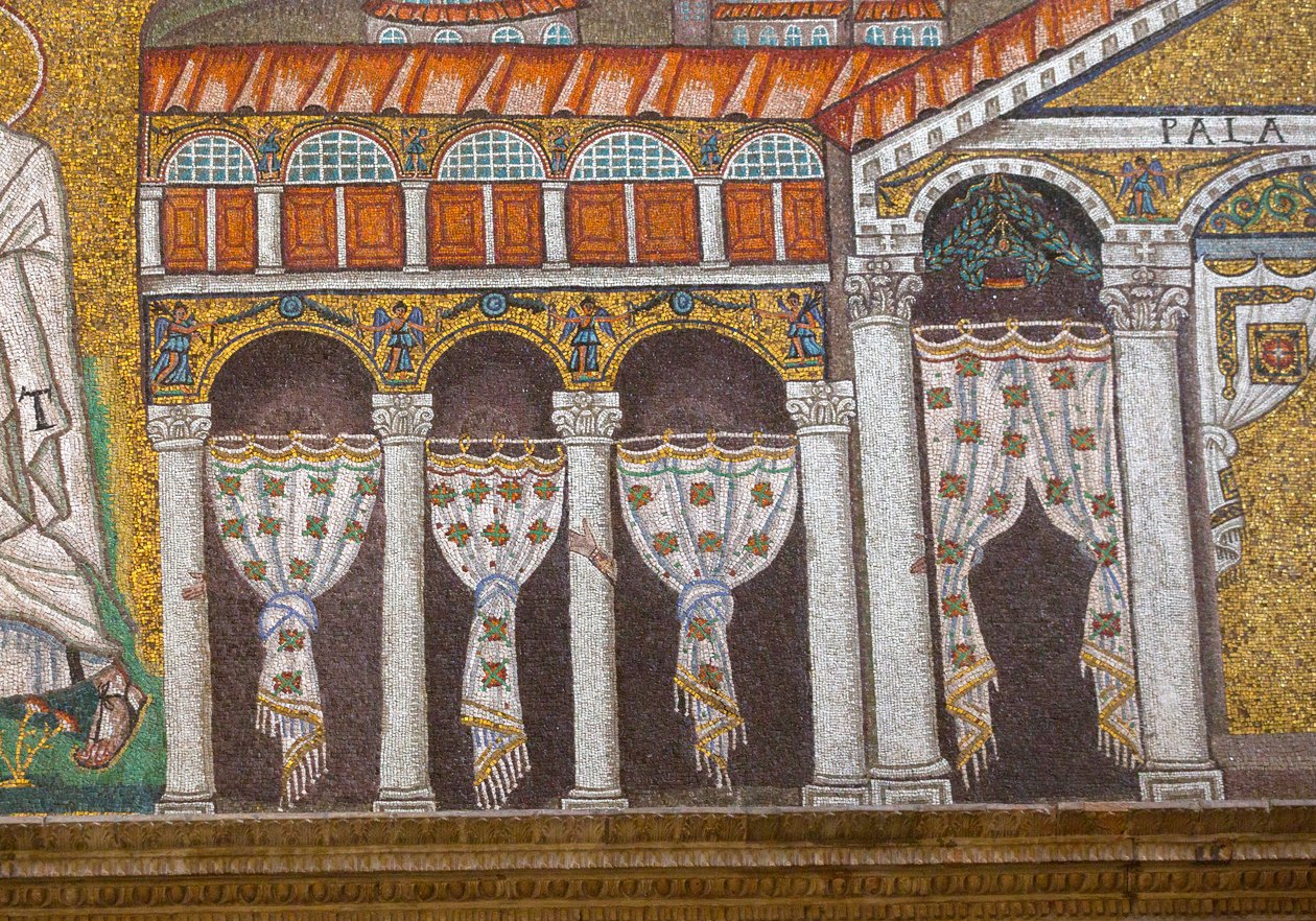Igreja St. Apollinare nuovo, mosaico, Ravenna, Italt (foto) de Unbekannt