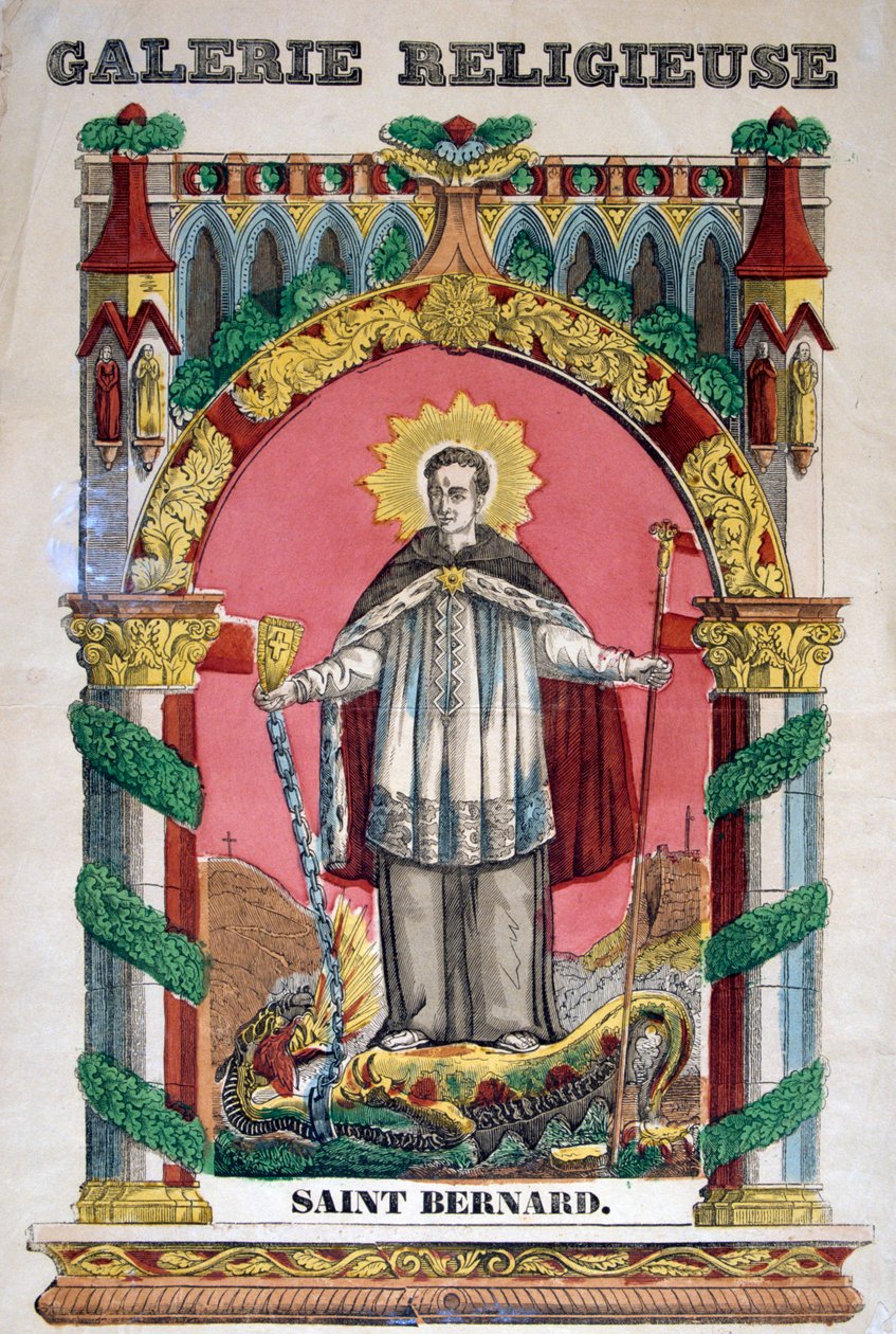 São Bernardo de Clairvaux, século XIX de Unbekannt