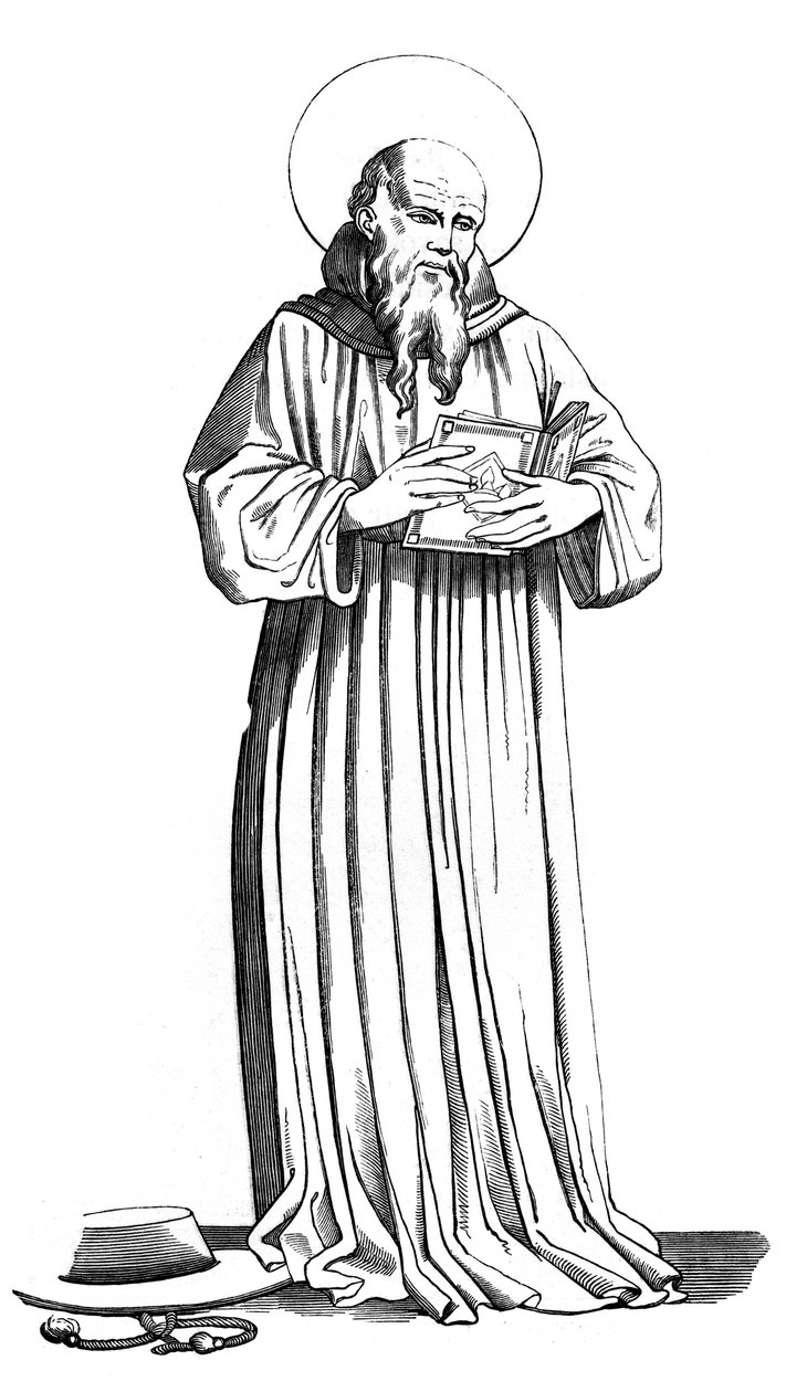 São Bonaventure, 1221-1274, século XV, 1849 de Unbekannt