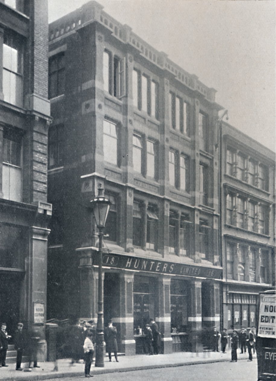 Fachada da rua da noiva do St., 1917 de Unbekannt