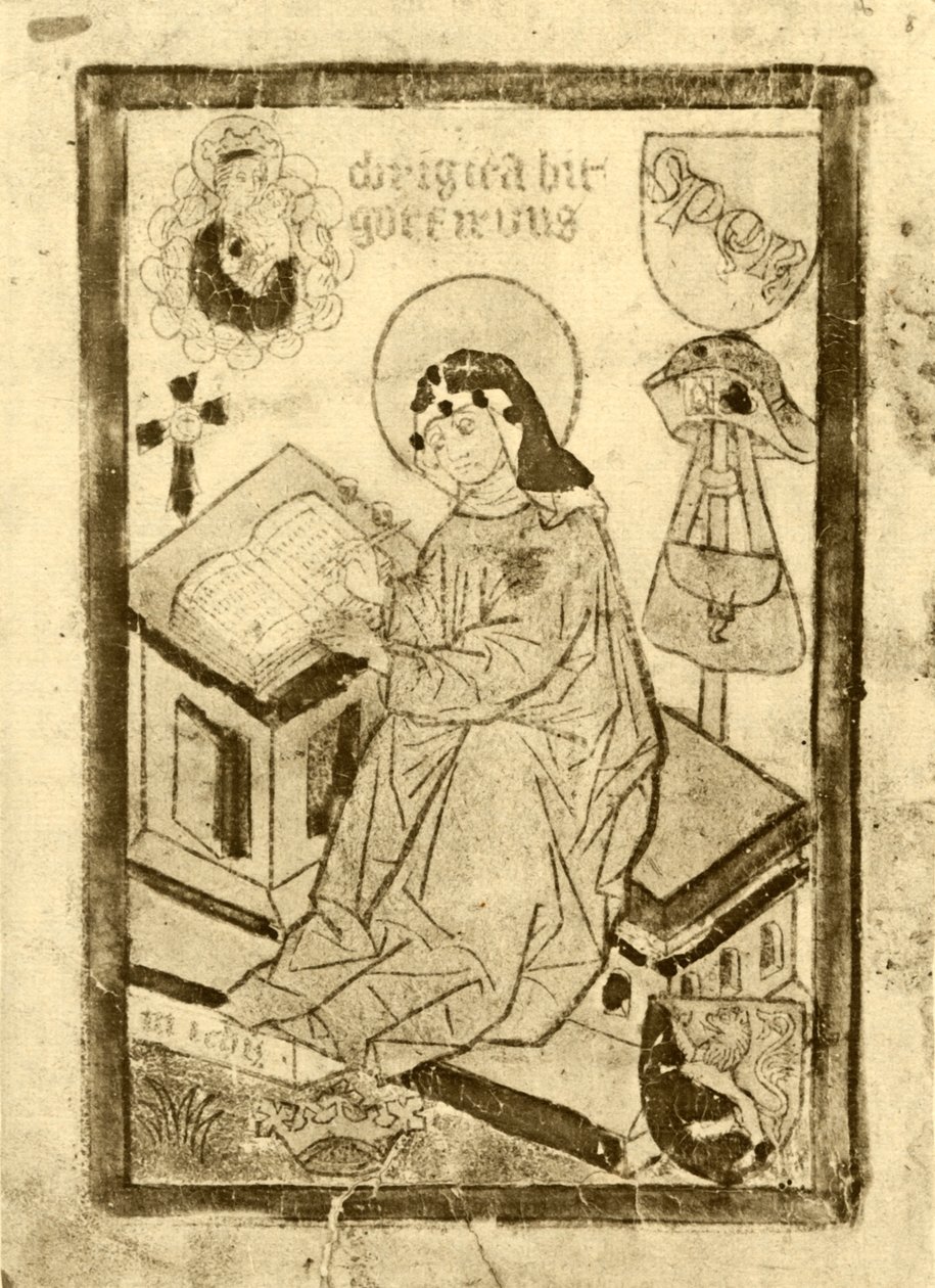 St. Bridget da Suécia, 1915. de Unbekannt