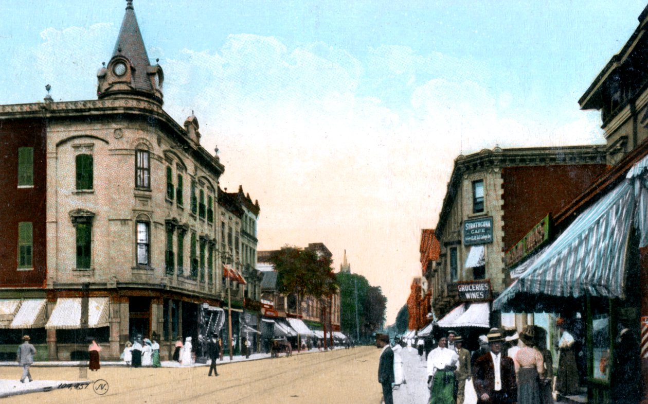 St Catherine Street, Montreal, Canadá, c1900s de Unbekannt