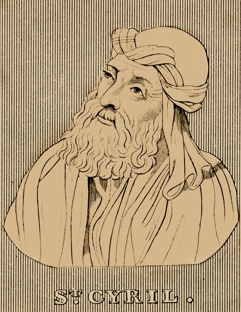 São Cirilo, c376-444, 1830. de Unbekannt