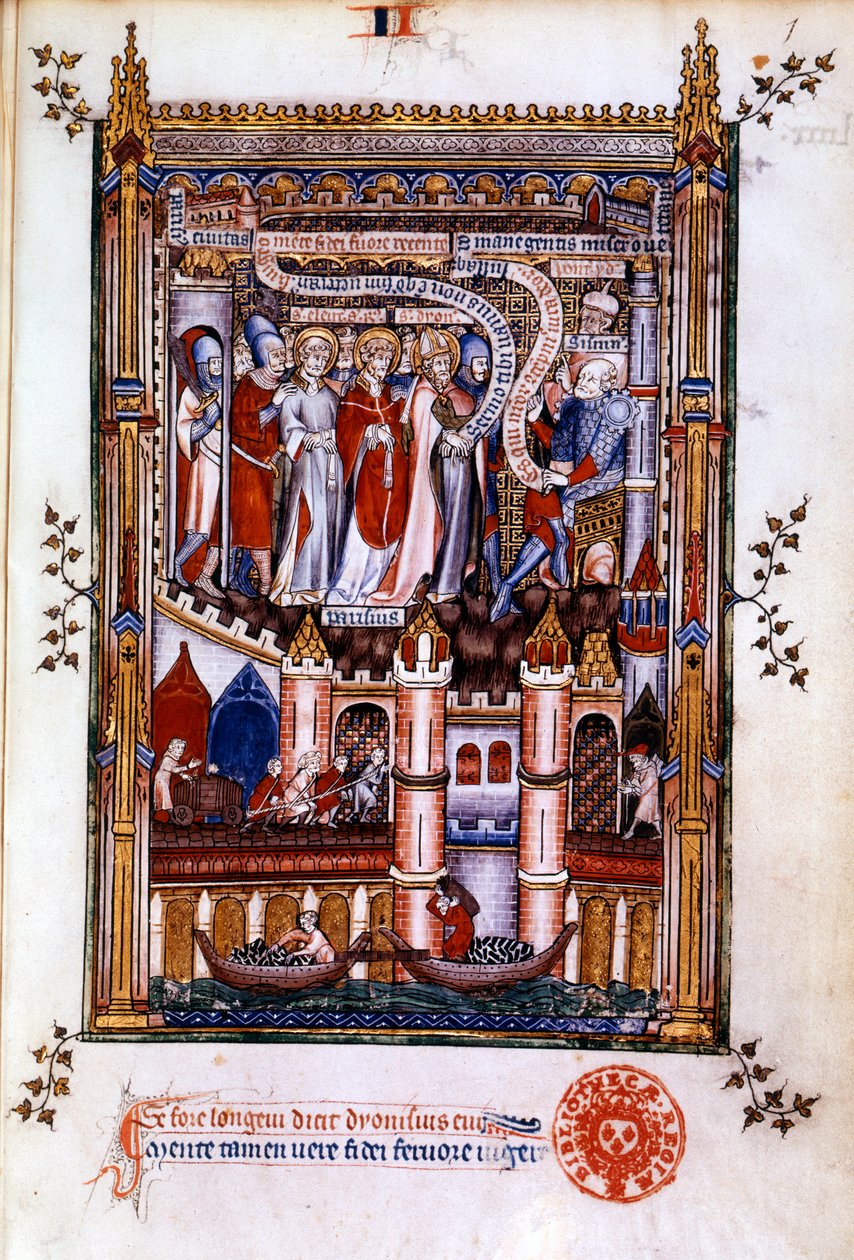 St Denis antes de Sisinnius, 1317 de Unbekannt
