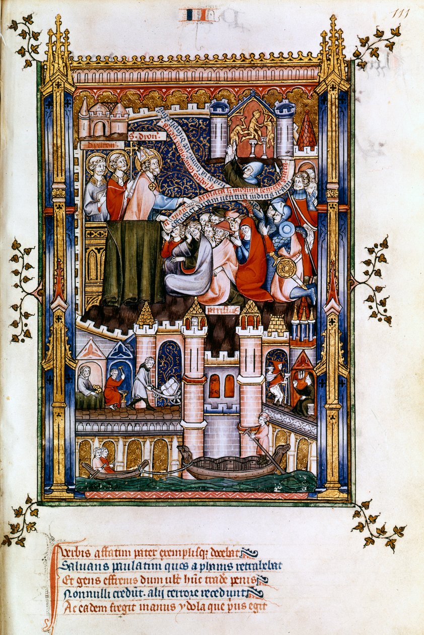 Pregação de St Denis, 1317 de Unbekannt