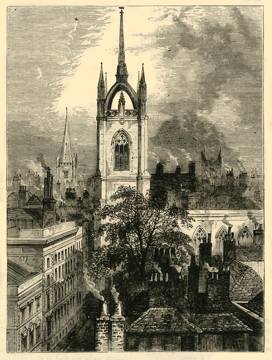 St. Dunstans-in-the-East, c1872. de Unbekannt
