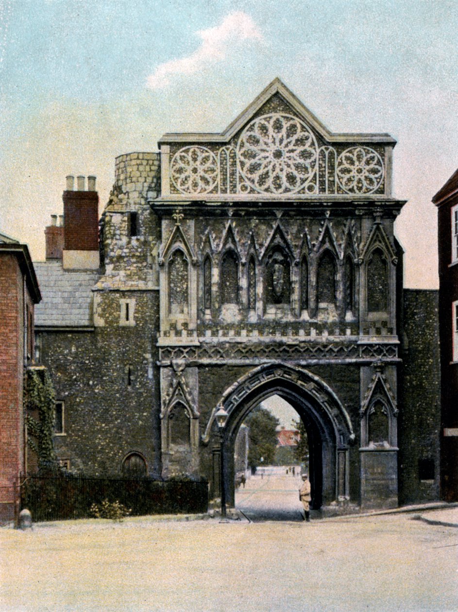 St Ethelbert Gate, Norwich, Norfolk, início do século XX de Unbekannt