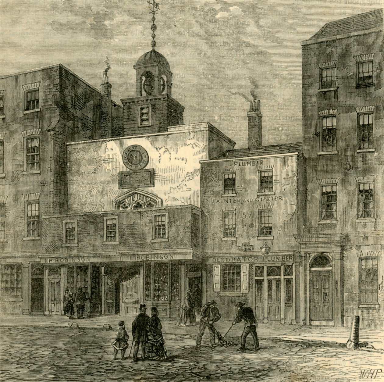 Igreja de St. Ethelburgas, c1872. de Unbekannt