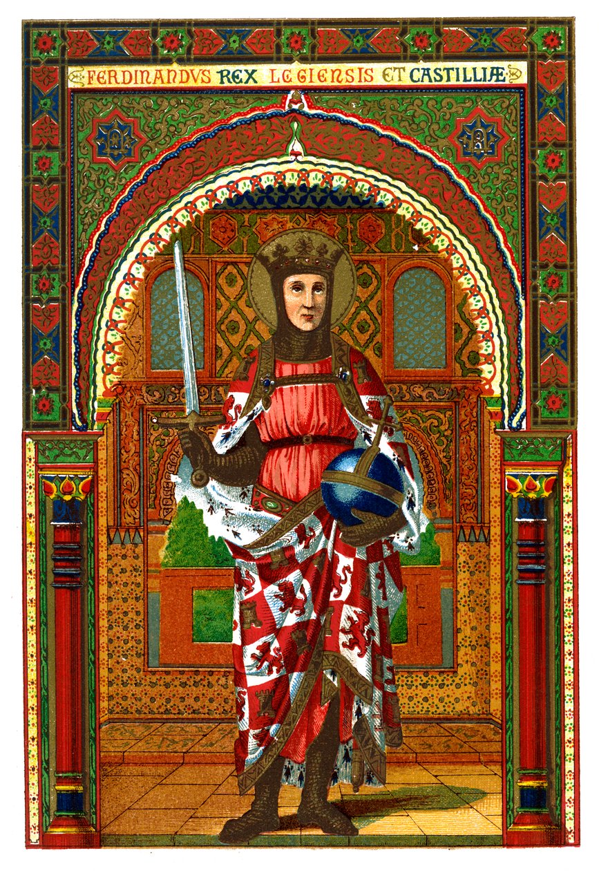 São Fernando Fernando III de Castela e Leão, 1886 de Unbekannt