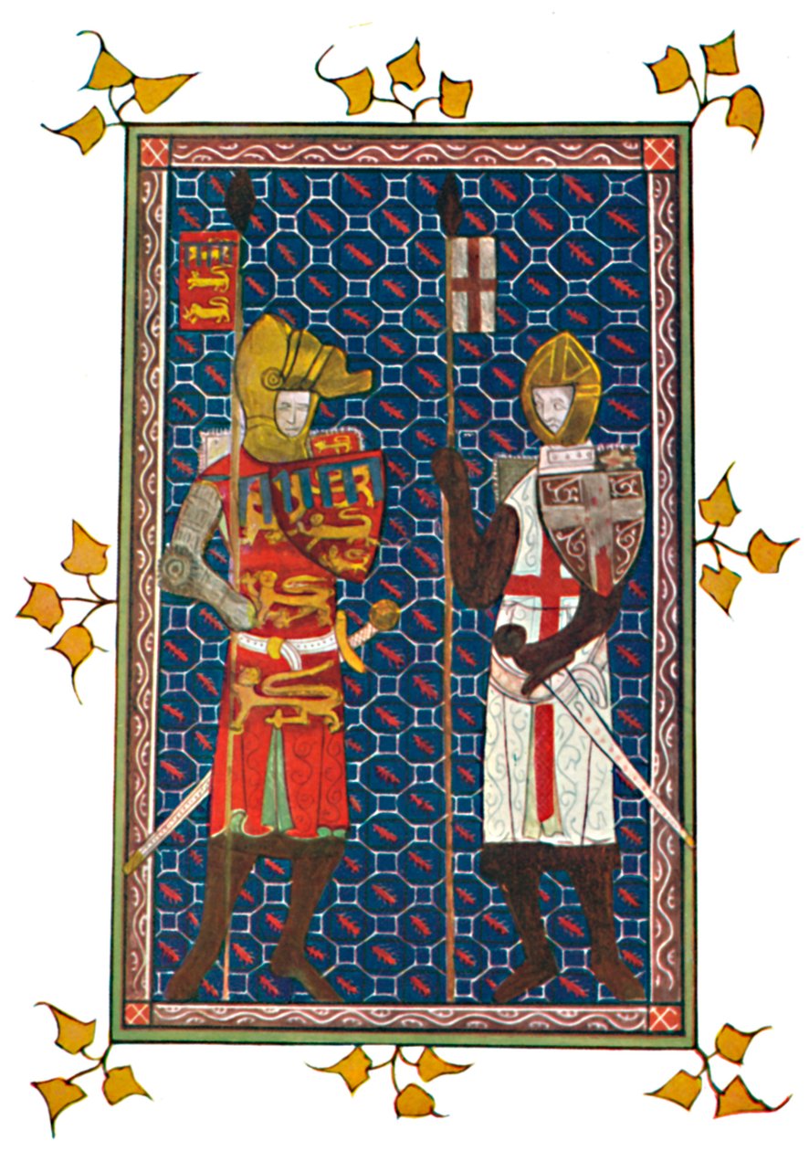 St. George e Plantagenet Conde de Lancaster, c1295, 1903 de Unbekannt